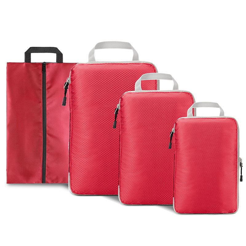 Picture of Travel Compression Storage Bag Four-Piece Set Amazon Popular Clothing Organizer Suitcase Clothing Storage Bag Set