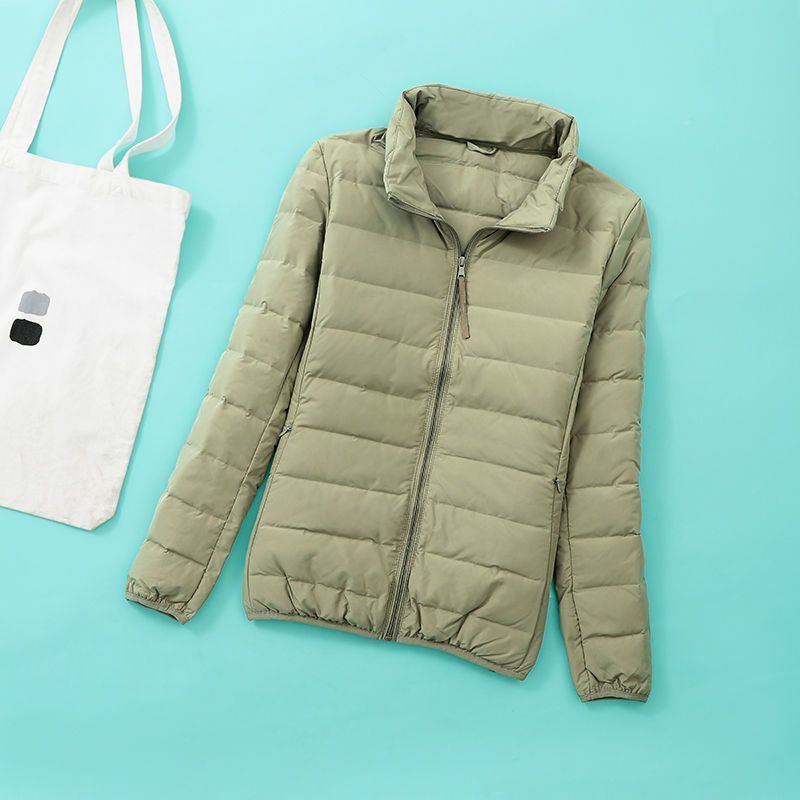 Picture of Anti-season high quality Seamless Silk Cotton Lightweight Down Cotton-padded Jacket Women's Autumn and Winter Hooded Collar Short Thin Loose Jacket