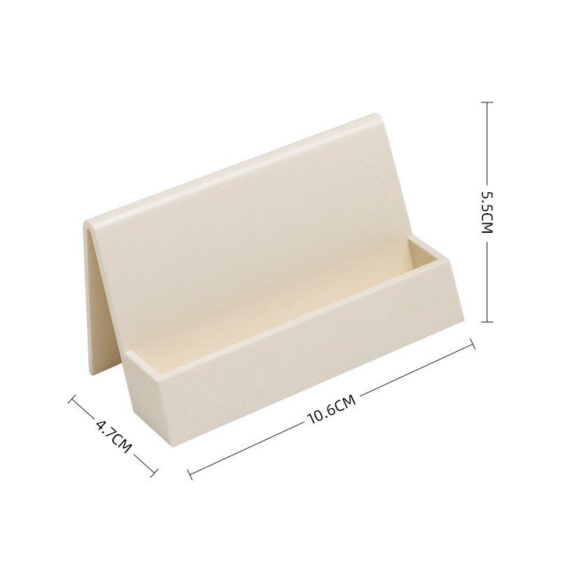 Picture of Creative card case card holder desktop business card storage box plastic wholesale business card display stand
