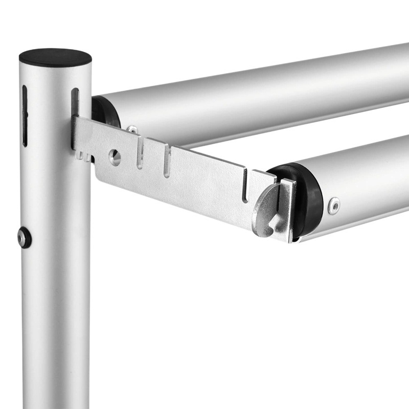 Factory Performance Wedding Background Bracket Double Crossbar Double Crossbar Gauze Curtain Telescopic Background Stand
