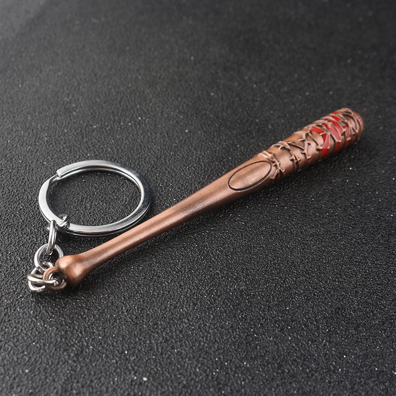 Picture of The Walking Dead Negan baseball bat Lucille baseball bat two-color keychain