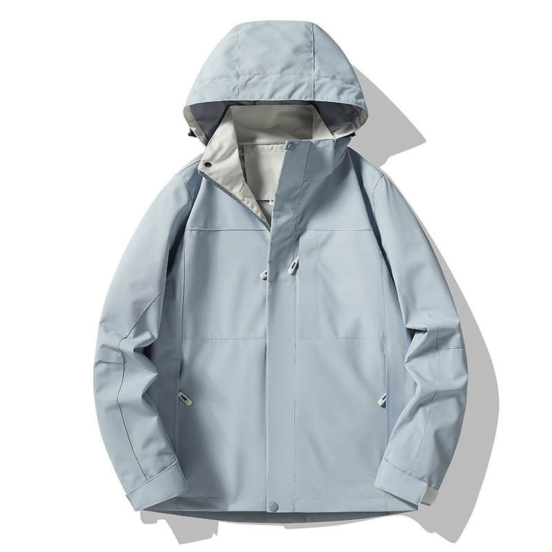 Picture of Spring and Autumn Thin Jacket 2024 New Windproof Waterproof Jacket Men's Breathable Casual Hat-off Soft Shell Mountaineering Suit for Women