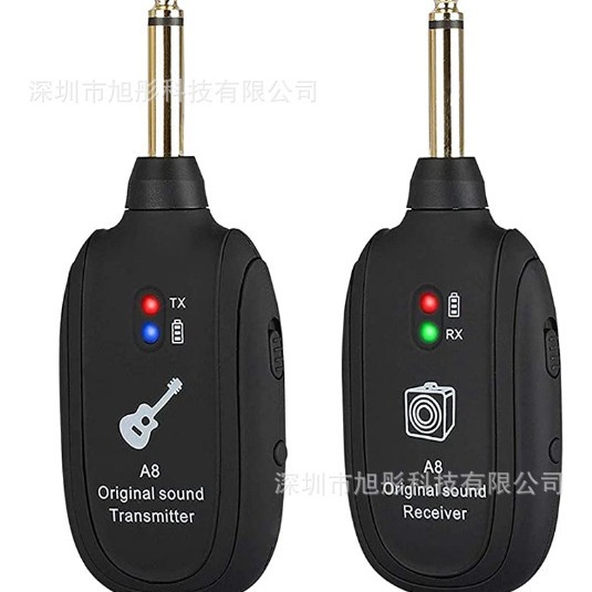 Guitar wireless transmission system electric guitar wireless transmitter A8 guitar electric blowpipe wireless transmitter receiver
