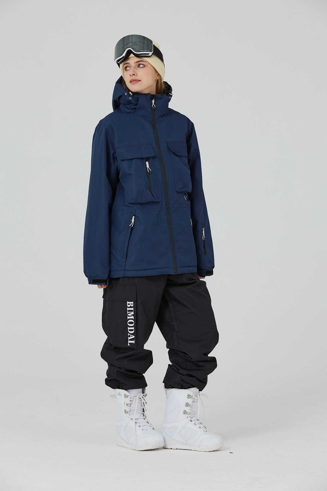 Picture of Ski Clothing Plus Logo for Men and Women, Same Style, Single Board and Double Board, Loose and Warm, Ski Outdoor Freezing Suit