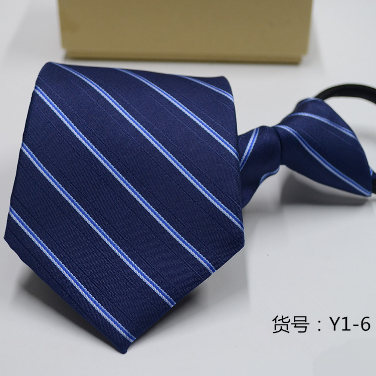 Picture of Men's Easy-To-Pull Casual Zipper Tie New Korean Style Professional Formal Wear Convenient Lazy Tie Ready for Sale