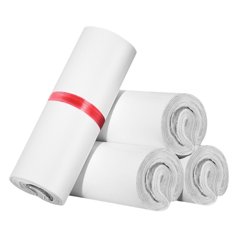 New material white express bag packing bag Shunfeng material thickened 12 silk waterproof express bag wholesale