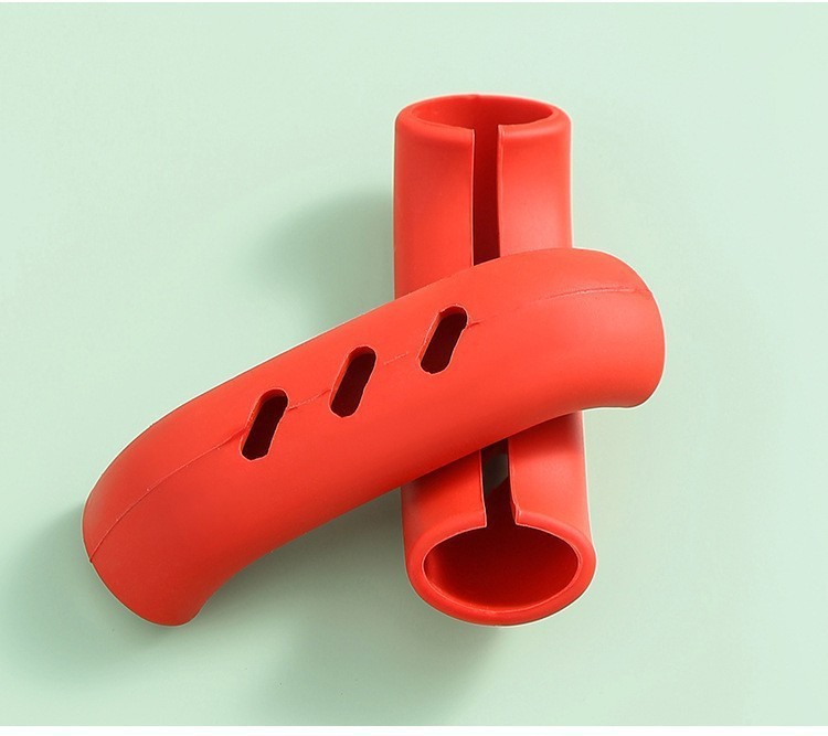 Picture of Silicone Pot Handle Anti-Scalding Cover Iron Pot Wok Ear Anti-Scalding Handle Cover High Temperature Resistant Wear-Resistant Insulated Pot Earmuffs