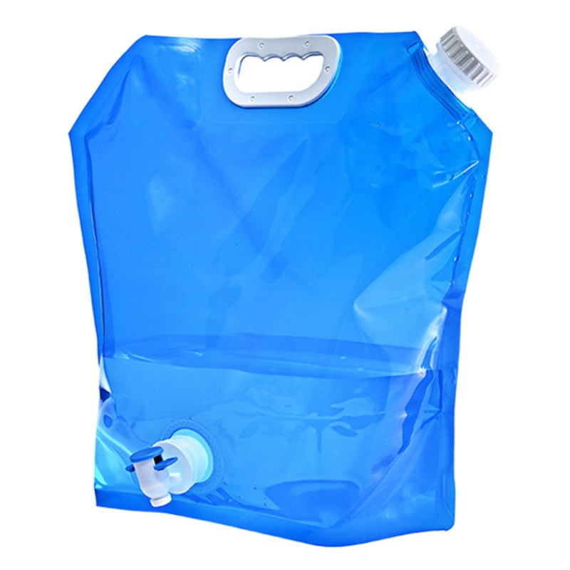 Outdoor Satchel Foldableing Water Bag with Faucet Travel Camping Style Picnic Satchel Thickeneded Large Capacity Water Storage Bag Customization