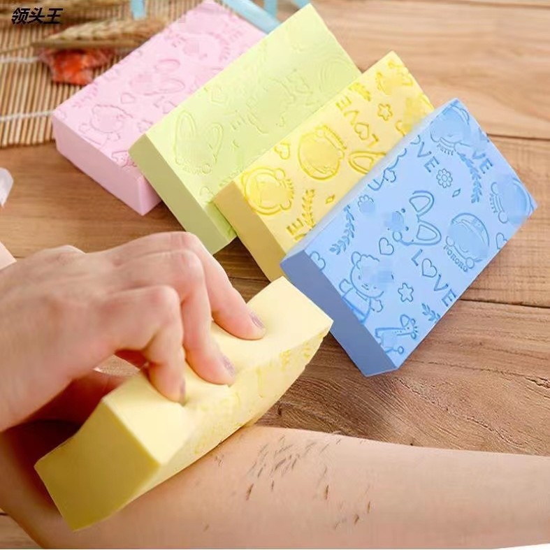 Pva Bath Sponge Cube Cotton Super Absorbent Bath Artifact High Density Baby Bath Sponge Rub Dust Rub Mud