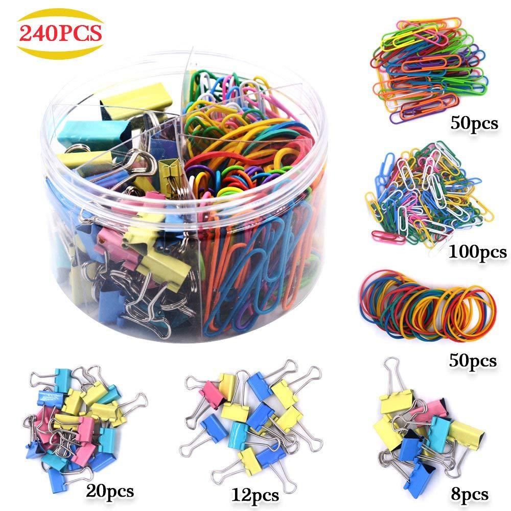 Picture of Cross-Border Hot Selling Color Long Tail Clip Black Swallowtail Clip Metal Information Ticket Clip Creative Office Stationery Combination