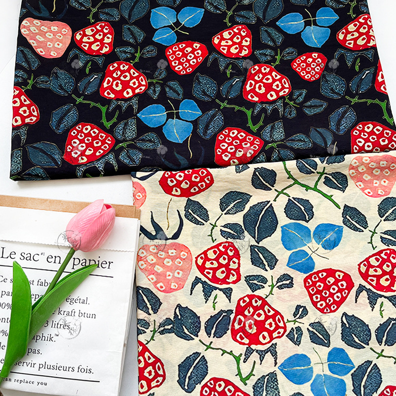 Zhihui Meicong digital printed fabric, cotton fabric, qipao dress top, Hanfu handmade DIY fabric