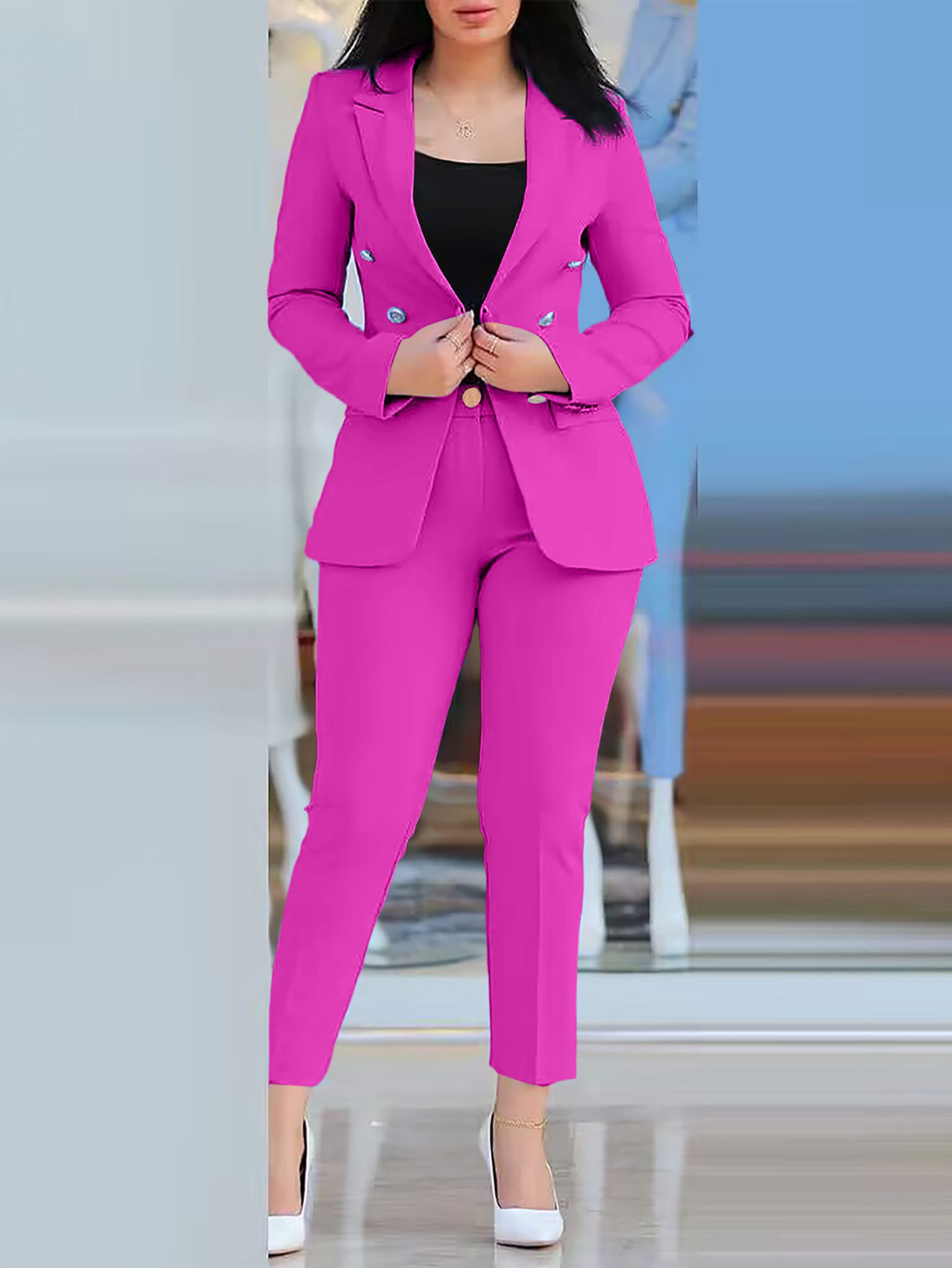 Picture of 2024 Amazon wish Casual Fashion Business Wear Women Suit suit