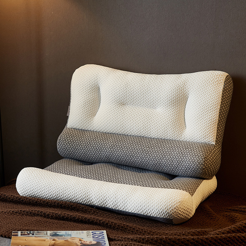 Picture of Factory direct anti-traction neck protection fiber pillow neck protection pillow pillow core to help sleep adult simple health care and comfort