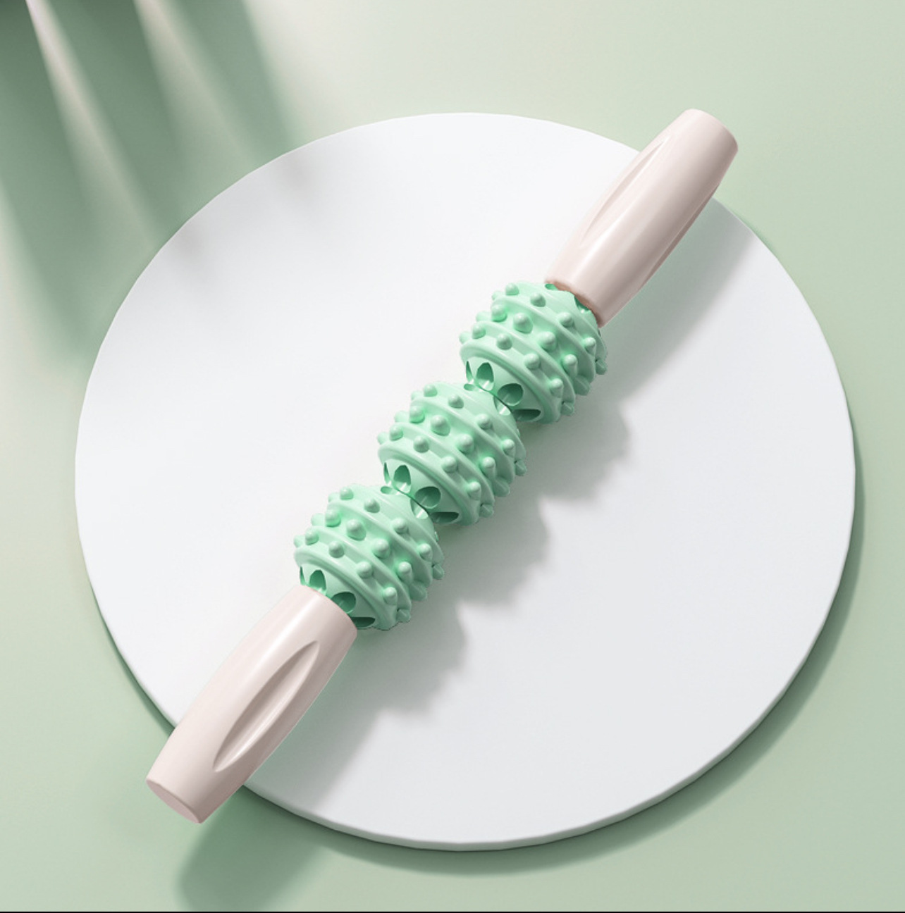 Picture of Massage Stick, Mace, Roller, Fitness Fascia Stick, Leg Muscle Relaxation Roller, Calf Yoga Stretching