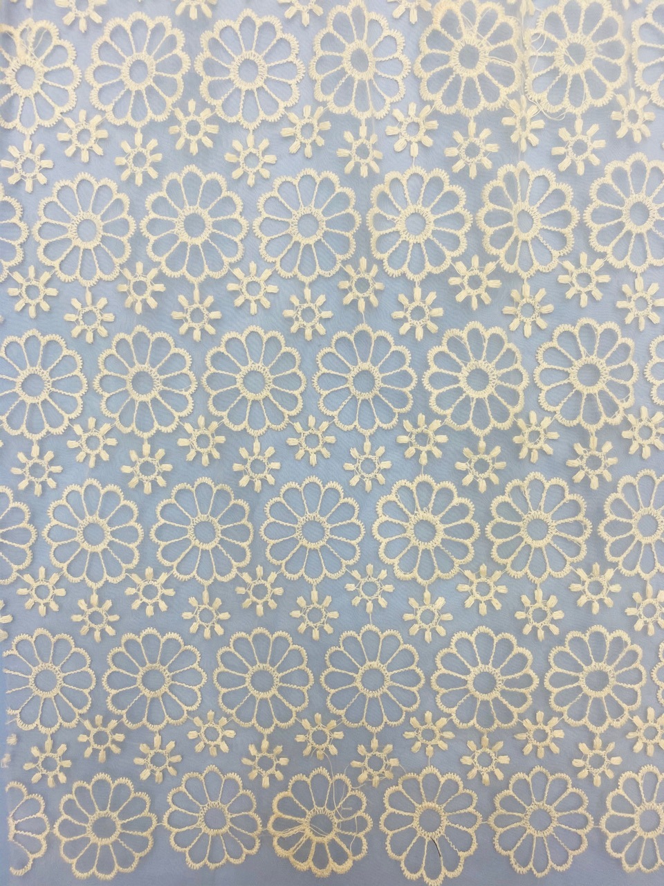 New products on the shelves of organza cotton thread full sunflower pattern embroidery factory quality in stock supply from the best