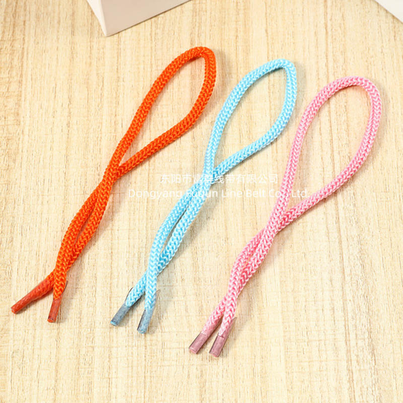Picture of Factory spot PP portable rope hook gift box bag rope flat raincoat drawstring polypropylene colored straw hat rope