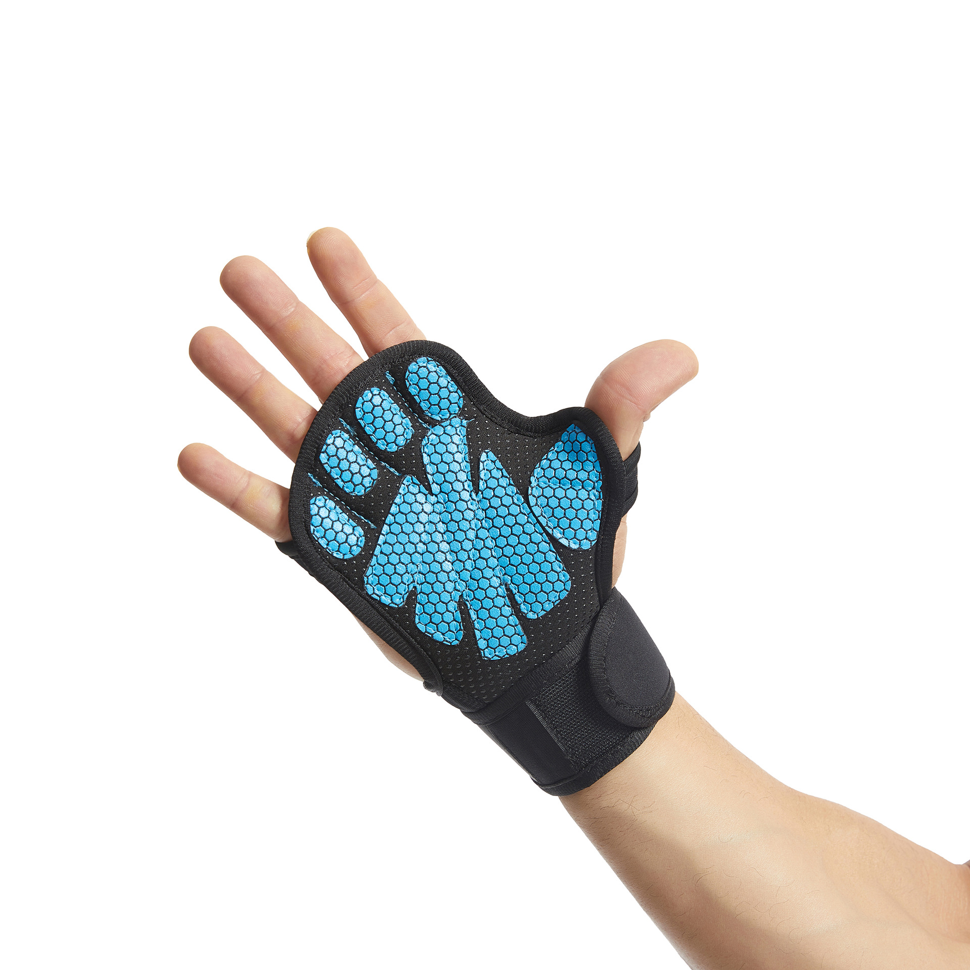 New Sports Gloves Women's Yoga Fitness Exercise Non-slip Shock-absorbing Half-finger Gloves Wear-resistant Breathable Anti-cocoon