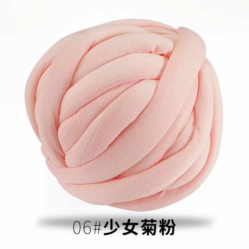 Picture of Heart-filled cotton coarse cotton fabric thread hand-woven blanket bag cat nest wool core-spun yarn thread machine-washed OHHIO new style