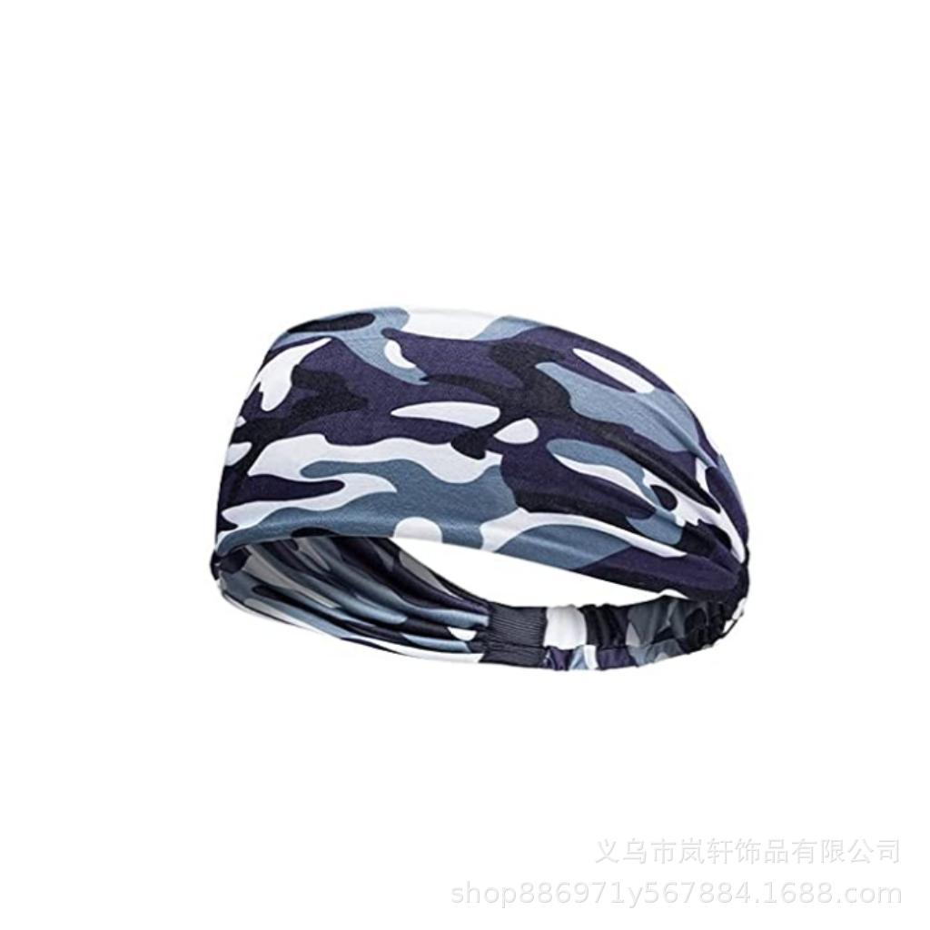 Picture of Sports Sweat-Absorbent Headband Running Fitness Forehead Protector Scarf Headband Headband New Basketball Men and Women Spring and Summer Sports Headband
