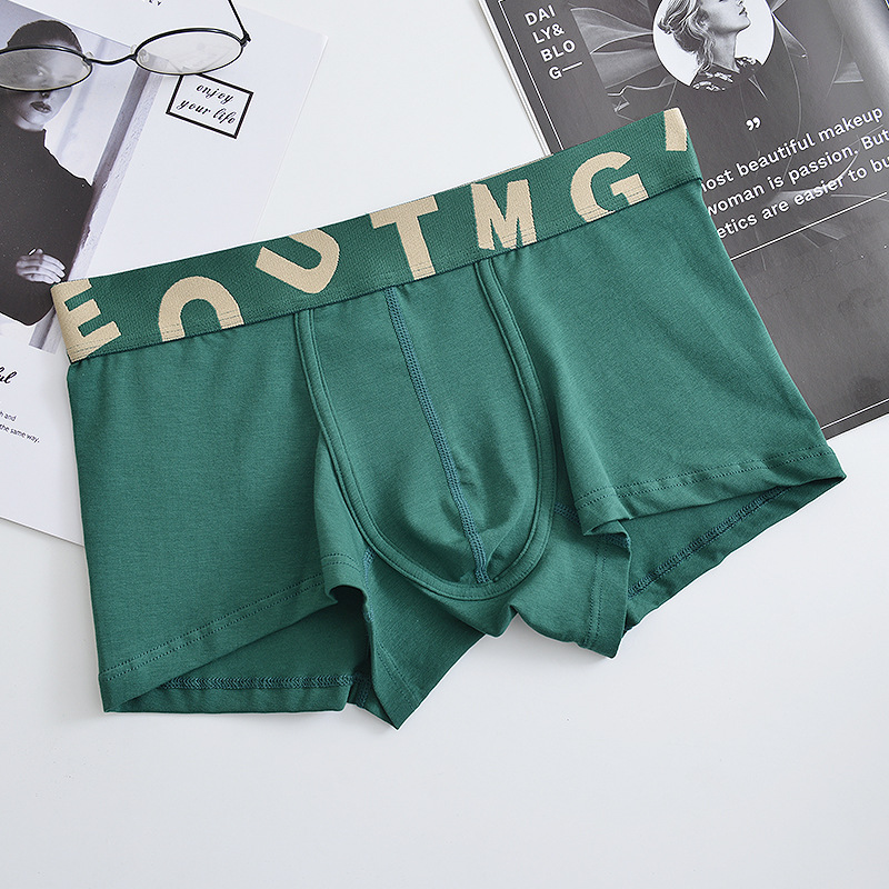Picture of red underwear men's boxer shorts pink men's underwear boxer shorts pink shorts head young student ins trend