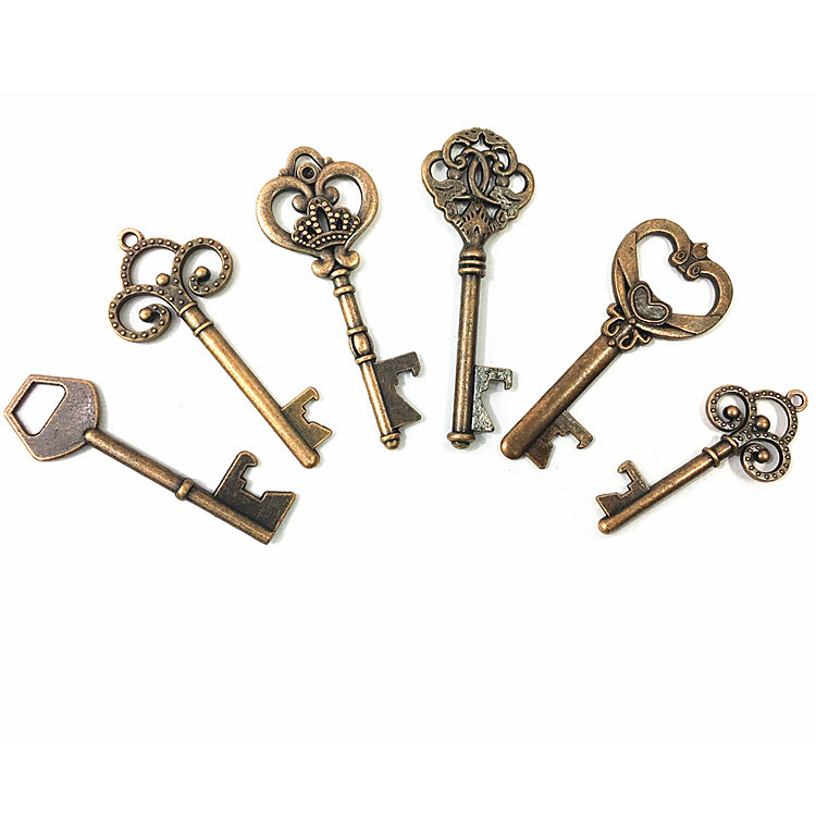 Picture of Manufacturer Metal Key Beer Bottle Opener Antique Keychain Wedding Return Gift Business Gift 50 Pack