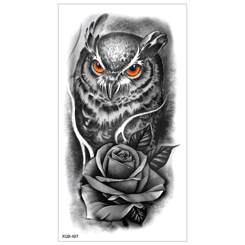 Picture of New Half Arm Tattoo Stickers Cross-border Amazon Hot Selling Set Dark European and American Realistic Waterproof Tattoo Stickers Wholesale