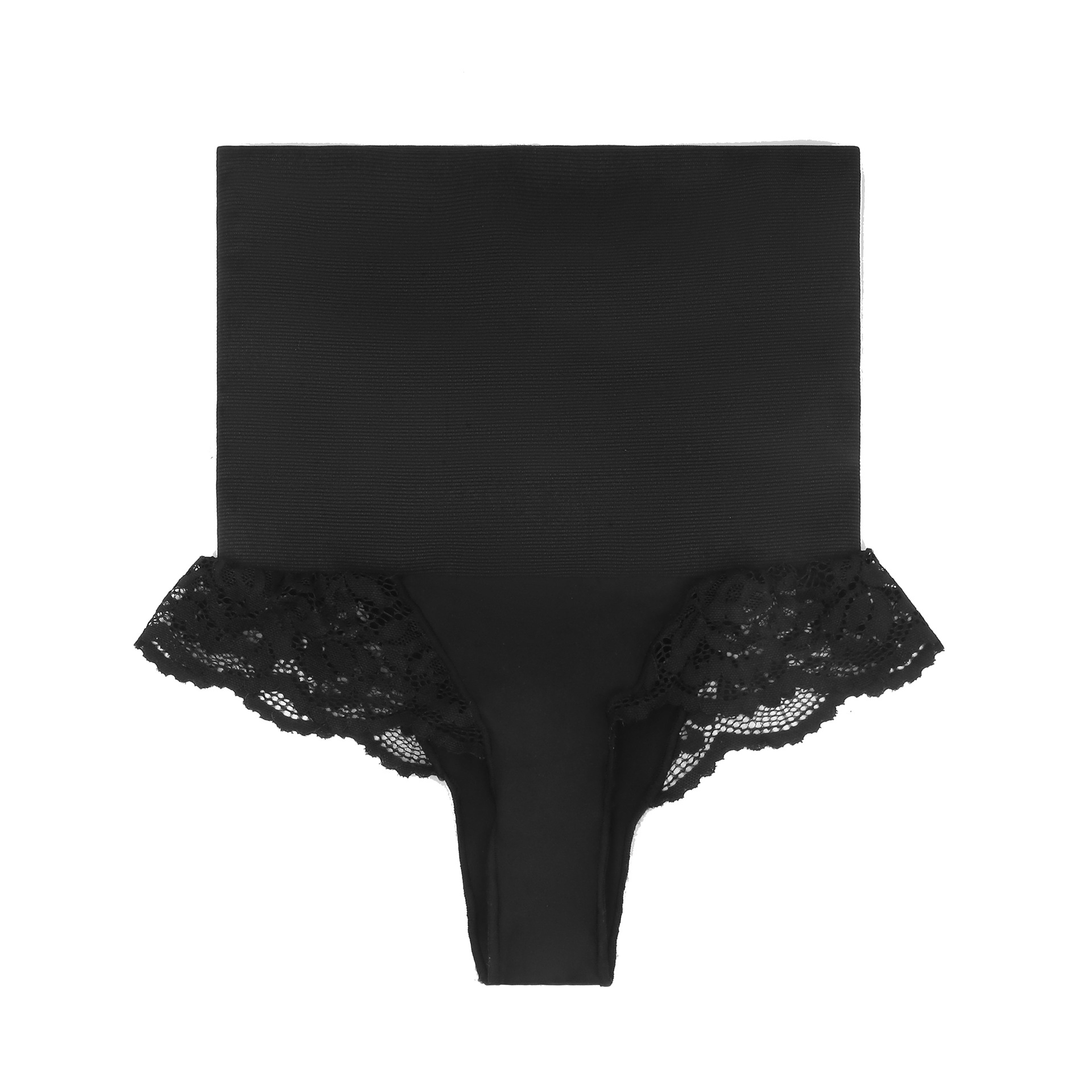 Picture of European and American Belly Pants Strong Belly Pants Summer Thin Sexy Lace-edge T-shaped Briefs Women's Shaping Pants