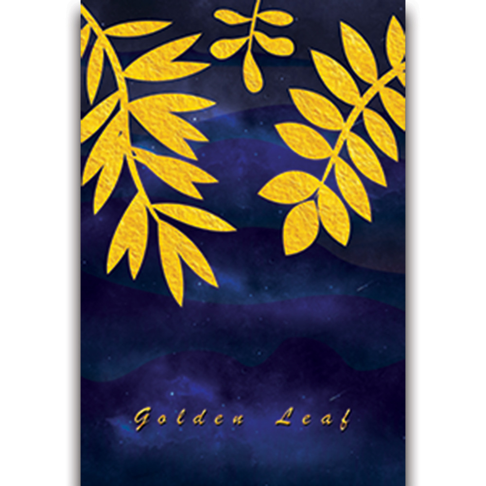 Picture of Source Factory Black Gold Leaves Living Room Hanging Painting Nordic Landscape Canvas Core Wholesale Abstract Restaurant Decorative Painting