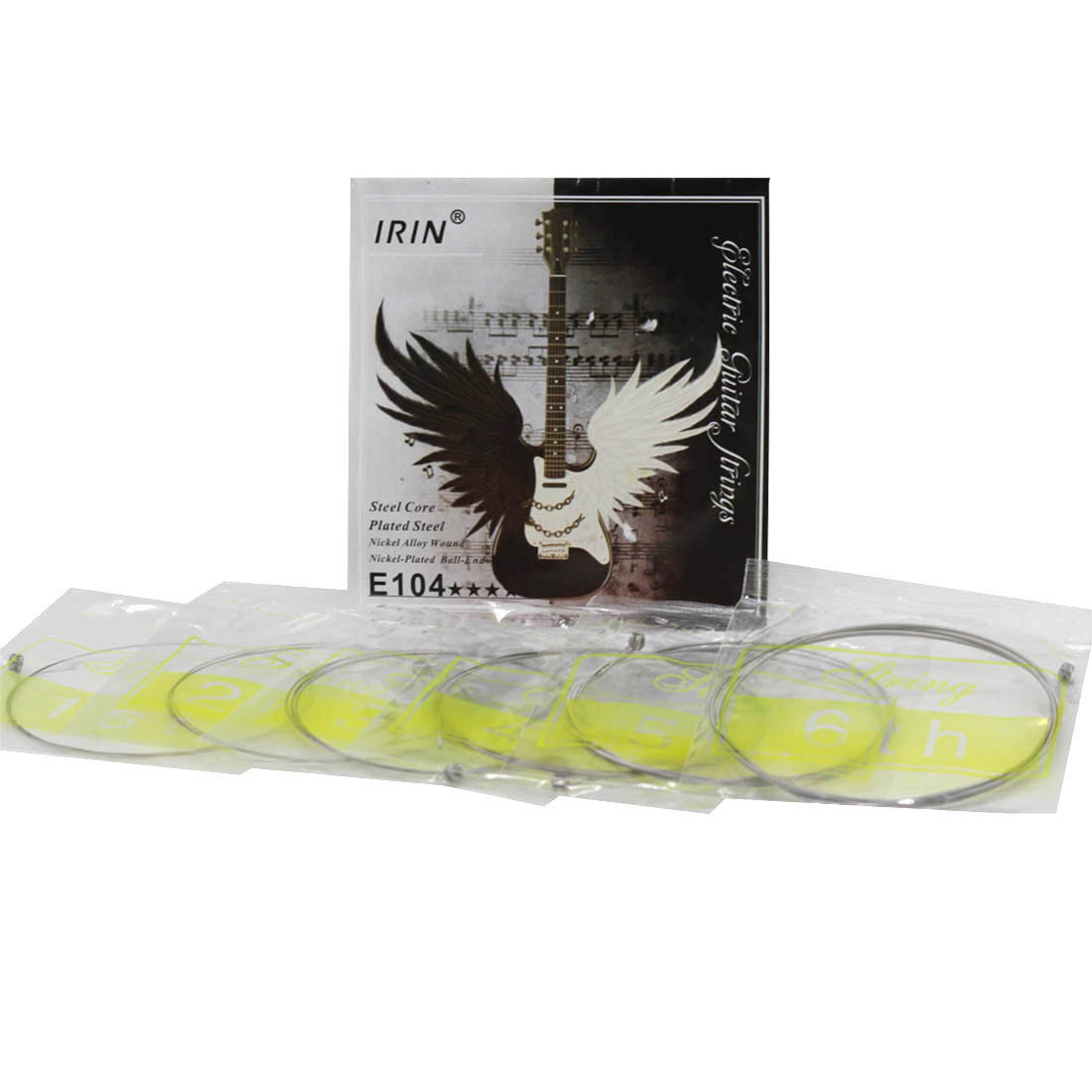 IRIN electric guitar string E104 high quality coated light string coated copper alloy winding string set of 6 guitar string set string