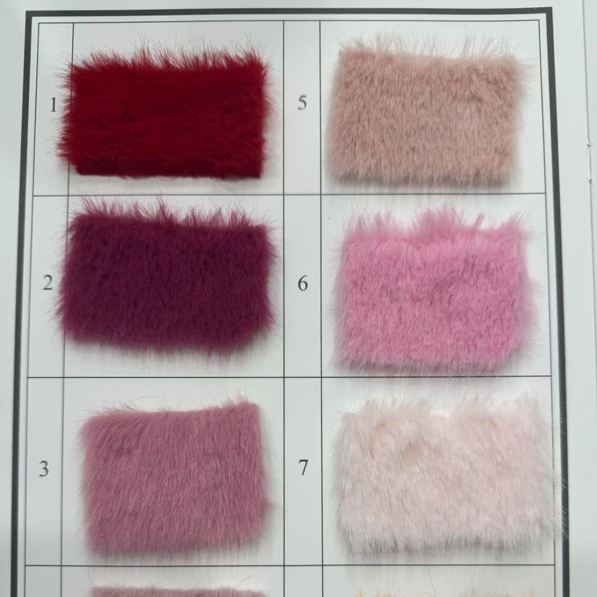 Manufacturer's Ready-Made Polyester Rice Mink High and Low Fur Clothing, Shoes, Hats, Toys, Home Textiles, Crafts, Pet Supplies