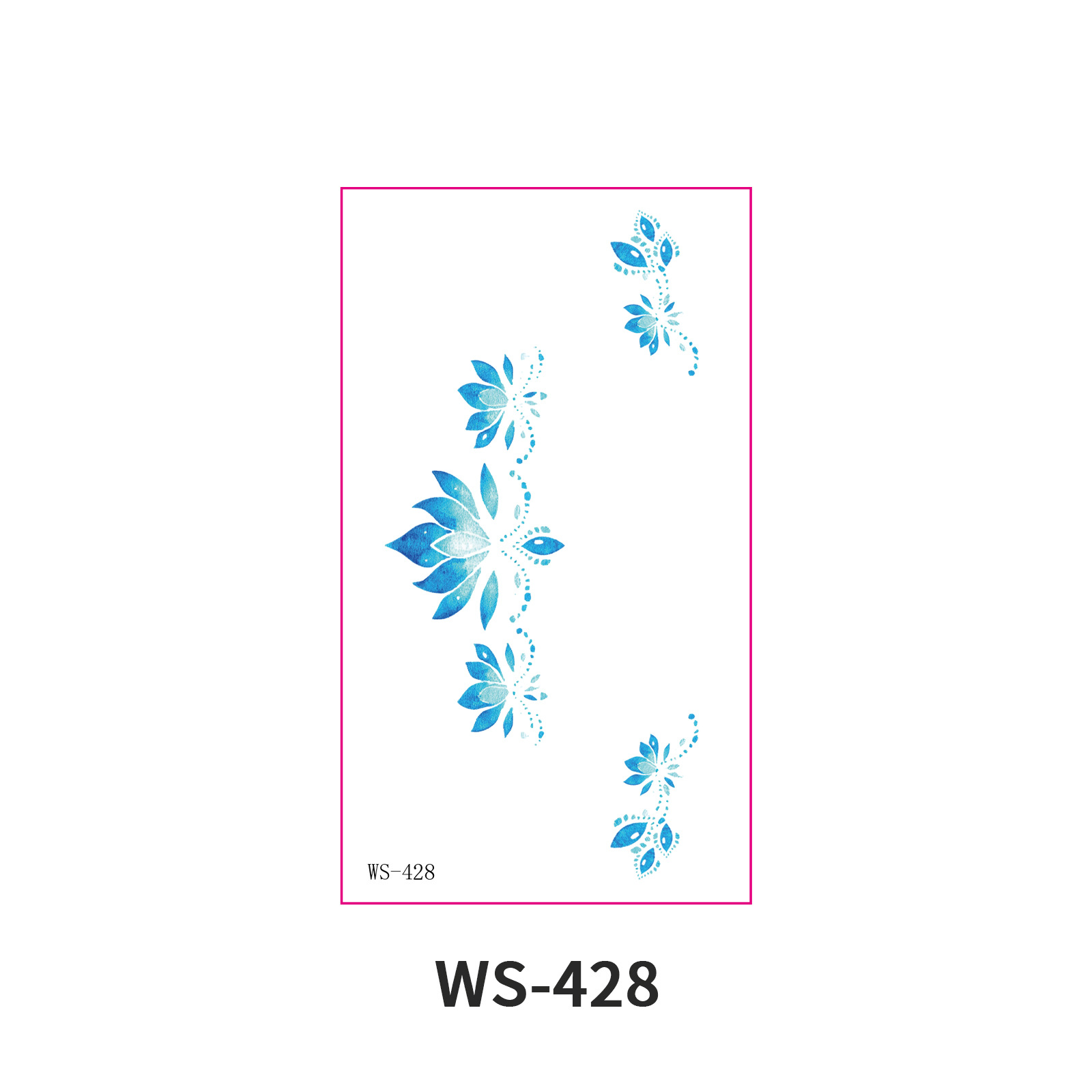 Picture of New Nezha Acrylic Face Tattoo Sticker Children's Forehead Print Eyebrow Sticker Waterproof Sweat Painted Face Sticker