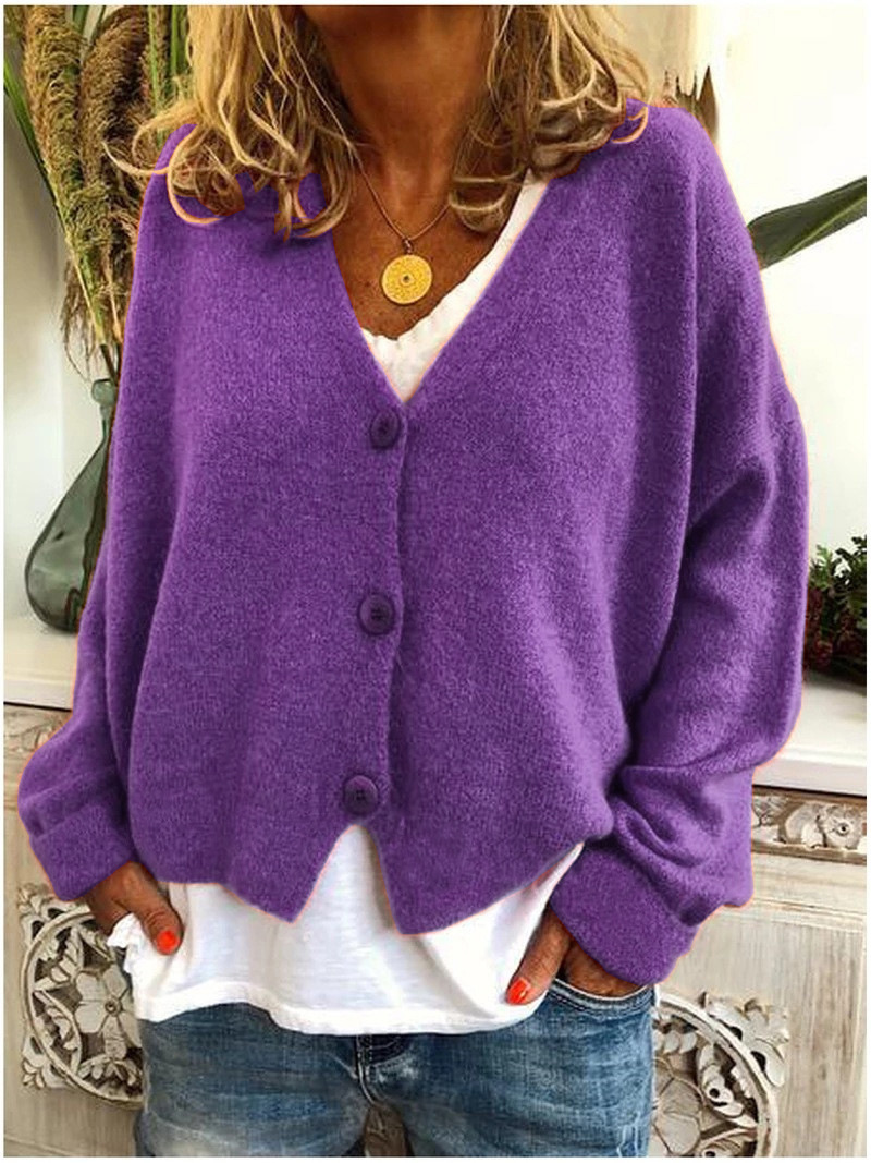Picture of 2022 Europe and the United States cross-border Women's eBay Amazon wish autumn and winter explosions casual loose sweater knitted cardigan