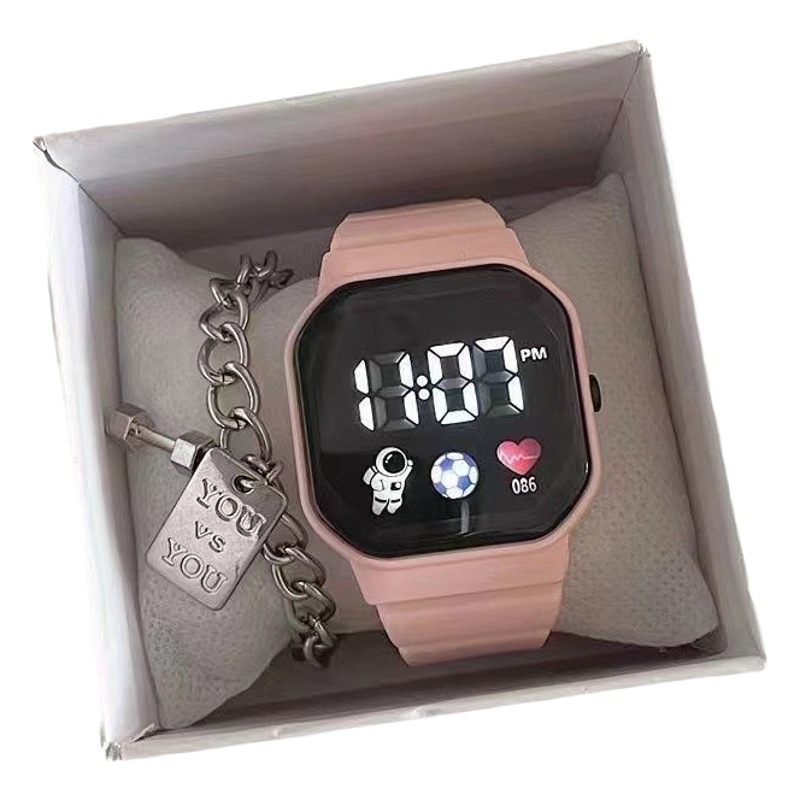 Picture of Science and Technology Watch Ladies ins High Yan Value Student Party Fashion Niche Design Unicorn Spaceman Electronic Watch