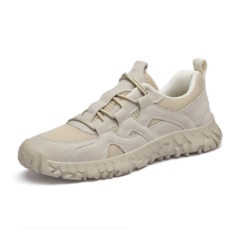8011 Men's Shoes Outdoor Mesh sneaker Spring and Summer Low-top Hiking Cross-country Running Casual Shoes Non-slip Travel Lace-up