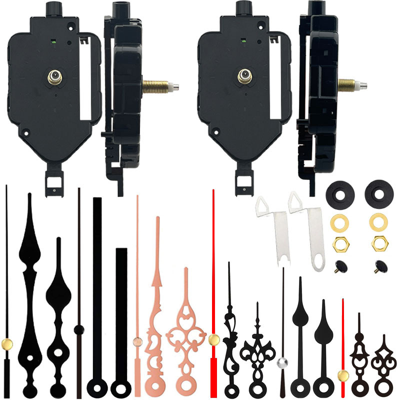 Picture of Cross-border hot selling DIY clock movement mute wall clock accessories clock Wall watch core mechanism 2 Movement +5 sets of clock needle