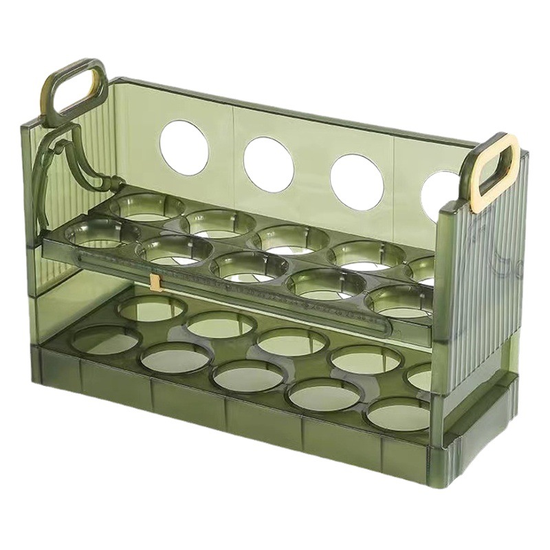 New Household Multi-layer Refrigerator Egg Storage Box Creative Light Luxury Egg Fresh-keeping Box Kitchen Pack Egg Holder