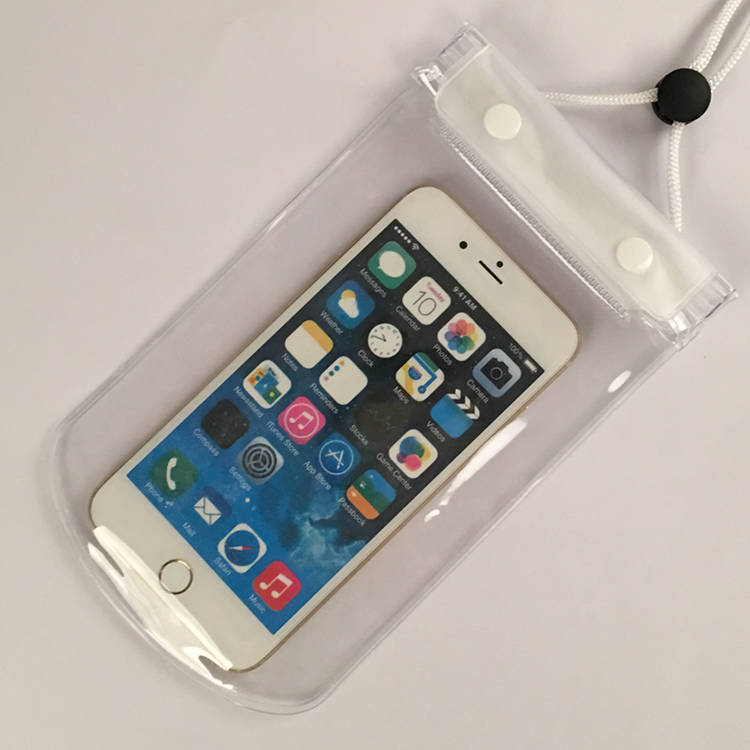 Picture of Double-layer Thickened Barrier-free Mobile Phone Waterproof Bag Transparent Waterproof Mobile Phone Case Large Takeaway Mobile Phone Waterproof Han Proof Bag