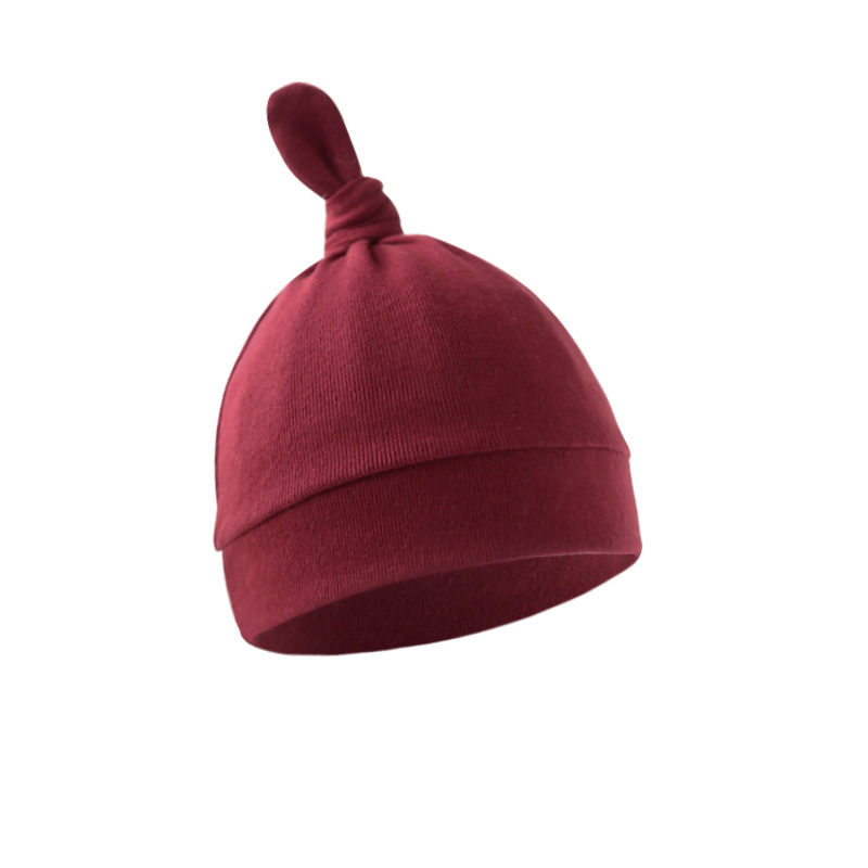 Picture of 2023 foreign trade baby pacifier hat single layer baby chirp hat baby tail hat children pullover hat