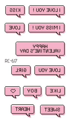 Picture of Ricklon Cross-border Waterproof Valentine's Day Tattoo Sticker Couple Confession Small Fresh Tattoo Sticker Wholesale Tattoo