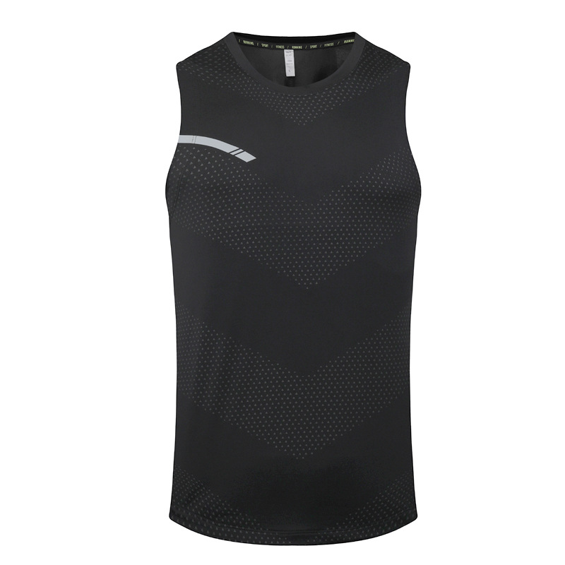 Picture of Summer Outdoor Sports Quick-drying Clothes Men's Fitness Running Breathable Top Basketball Loose Sleeveless Round Neck Vest for Women