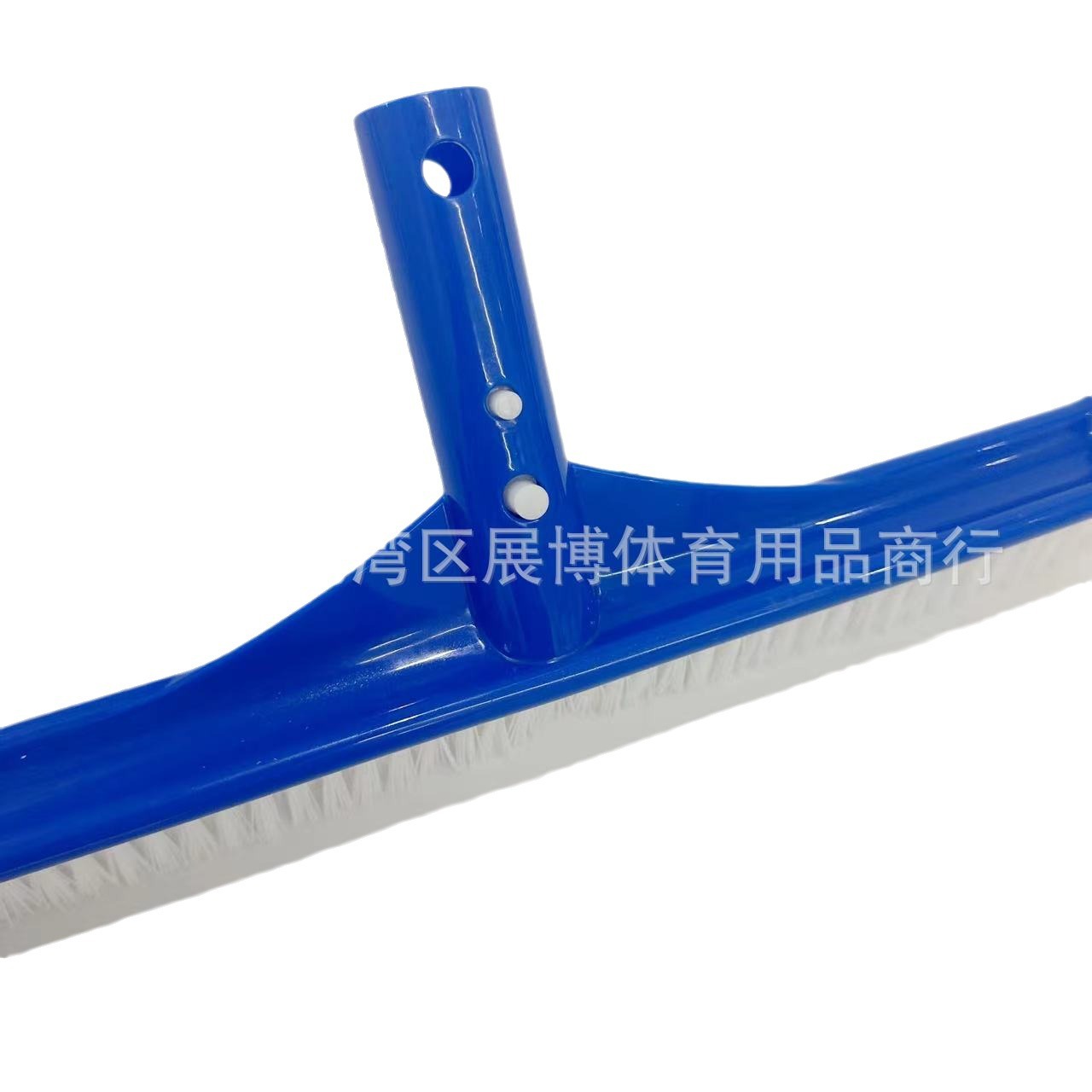 Picture of Swimming pool equipment new 18 inch rubber brush on both sides of the brush plastic brush swimming pool brush blue brush cleaning match