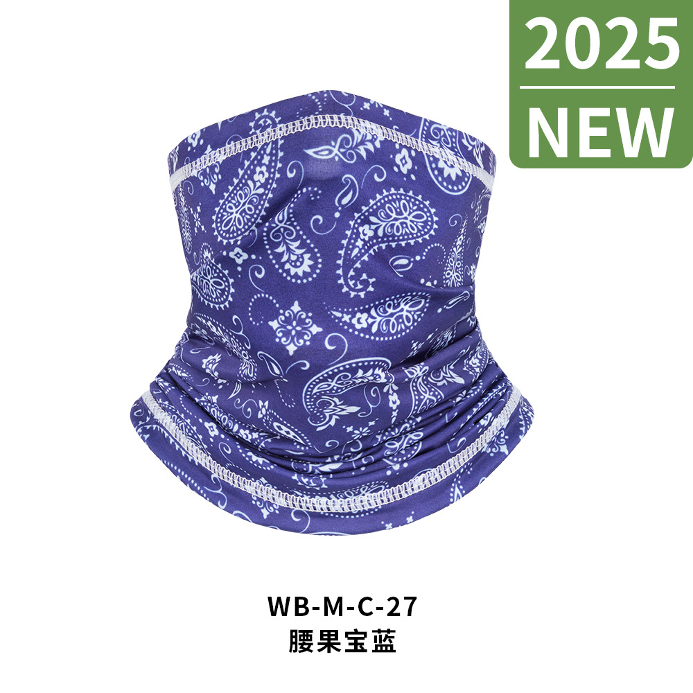 Picture of Outdoor breathable sunscreen breathable Ice Silk sports turban scarf Fishing Magic face scarf collar riding mask headgear