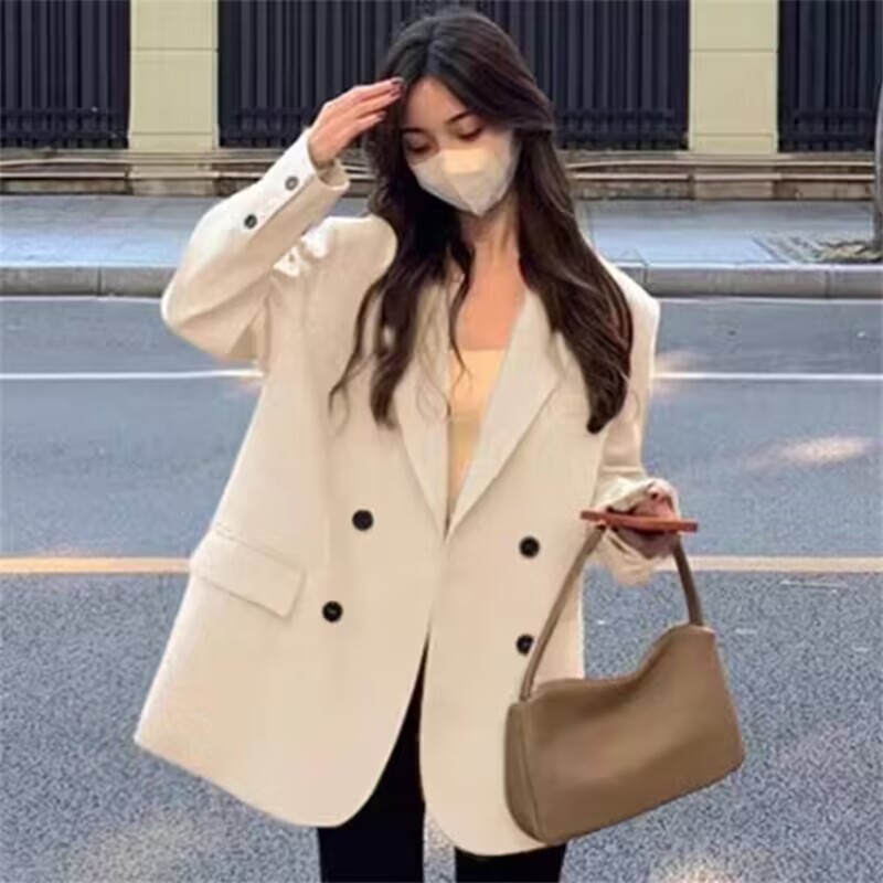 Picture of Blazer for Women 2025 Spring & Fall Small High-End Street Style New Korean Style Casual Popular Suit Top