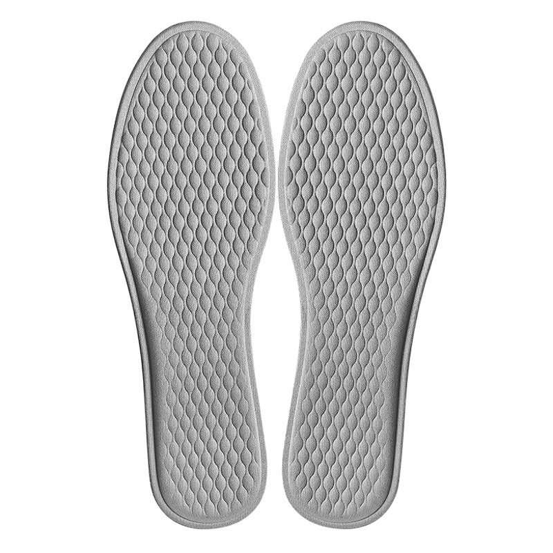 Latex insole men's sweat-absorbent deodorant sports shock absorption breathable non-slip leather soft bottom comfortable massage cutting thin