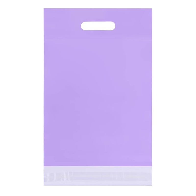 Purple portable express bag new material thickened packing bag logistics packaging bag LOGO waterproofbag