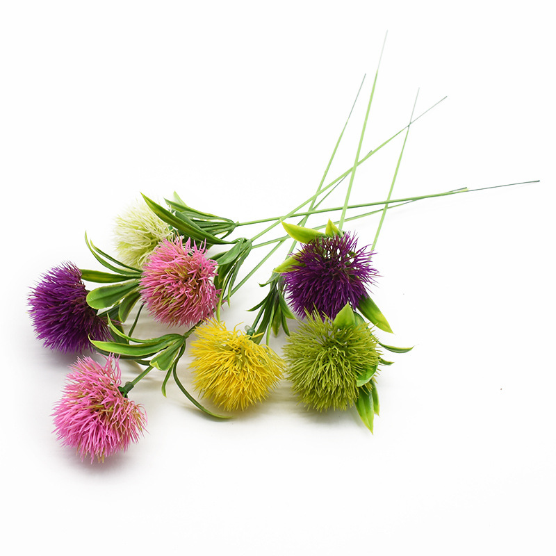 Picture of Amazon simulation plant European simulation dandelion plastic flower flower arrangement gardening home furnishings DIY adorable