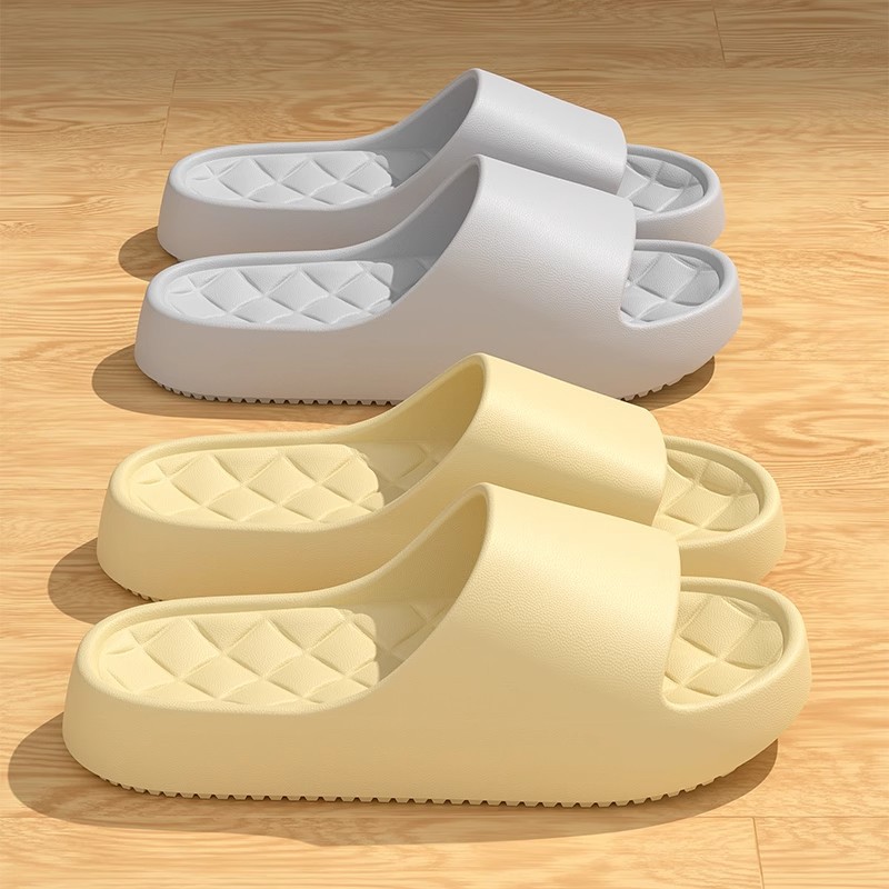 Summer 2025 New Bathing Portable Home Sandals for Women Indoor Non-Slip Comfortable Couple Bathroom Slippers