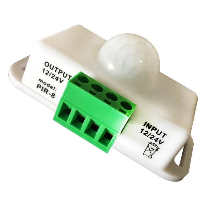 LED human body induction switch controller 12V/24V LED controller infrared human body induction light controller