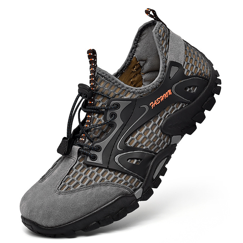 Picture of 2025 Summer New Outdoor Shoes Hiking Shoes Men's Mesh Men's Shoes Non-slip Quick-drying Hiking Shoes Wading Shoes