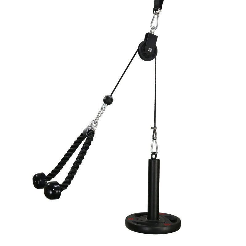 Homemade Fitness Equipment Home High Pull-down Training Equipment Wire Rope Pulley Accessories Pull Belt Triceps Brachii